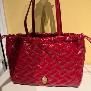 Kurt Geiger Red Quilted Shoulder Bag